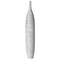 White Floor Vase, Ribbed Design, Modern Elegant Home Decoration, Tall Ceramic Vases, Contemporary Living Room Accent, Trendy Room Enhancement, Versatile Sculptural Look, Sophisticated Decor